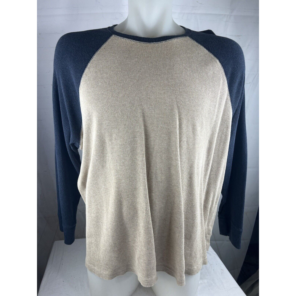 Men’s Big And Tall Foundry Waffle Knit Baseball Type Shirt Size 4XL